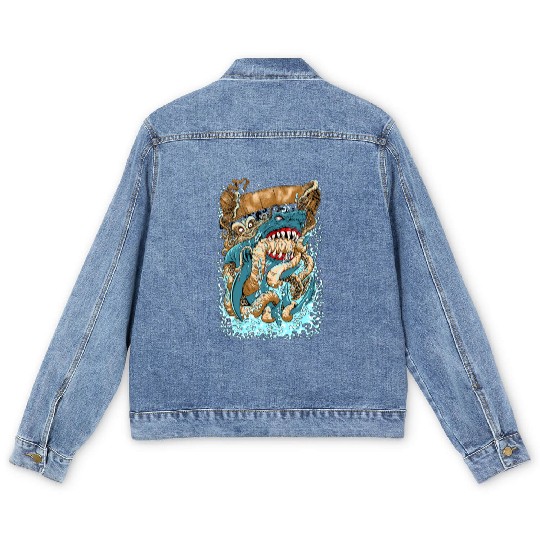 OCTOPUS v SHARK Men's Denim Jackets
