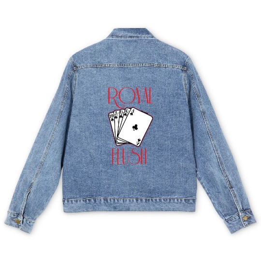 royal flush Men's Denim Jackets