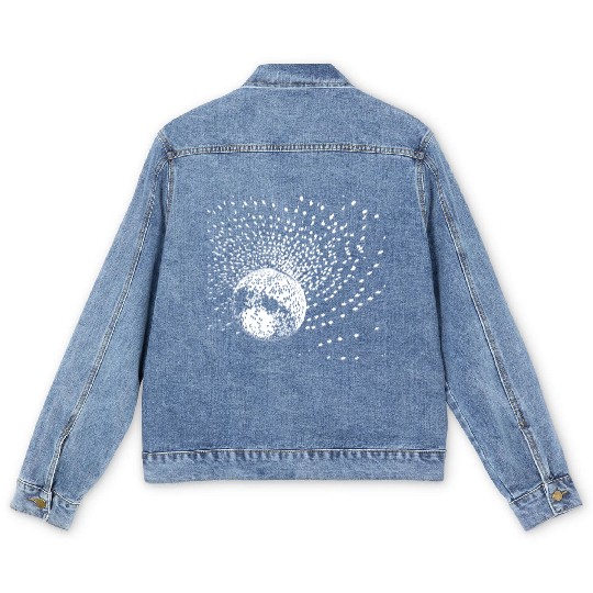 Disco ball Men's Denim Jackets