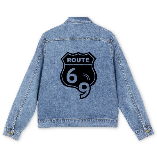 Route 66 Hell Highway 69 Men's Denim Jackets