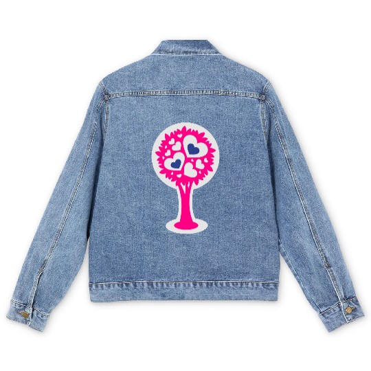 Heart Tree Men's Denim Jackets