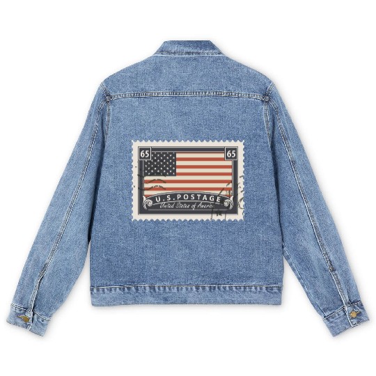 Countries Flags Men's Denim Jackets