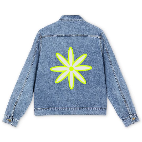 Flower Men's Denim Jackets