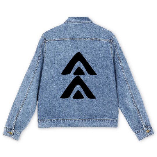 Native American Pattern Men's Denim Jackets