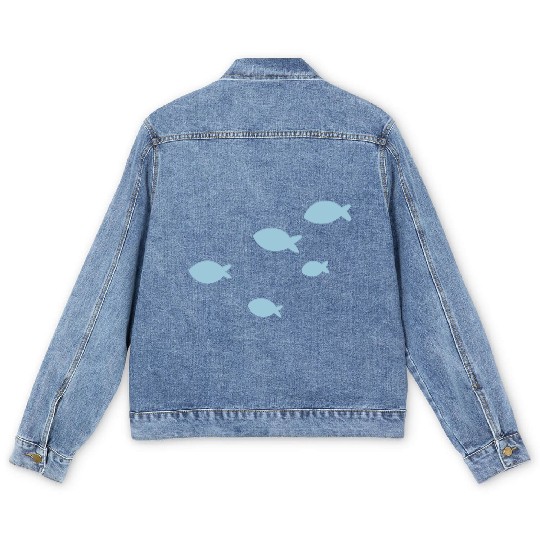 school of fish Men's Denim Jackets