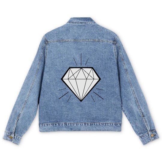 Diamond bling bling - swaggy Men's Denim Jackets