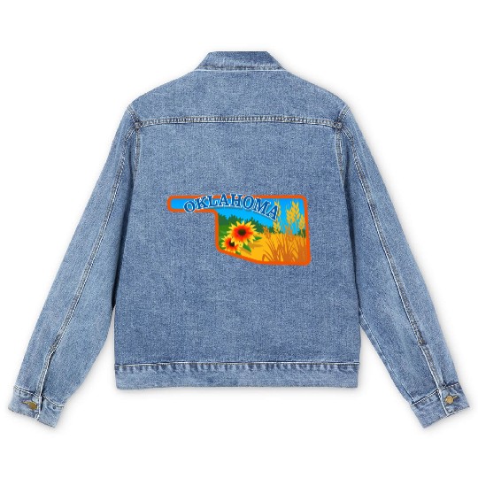 Oklahoma Men's Denim Jackets