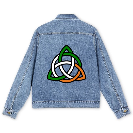 Celtic Knot Men's Denim Jackets