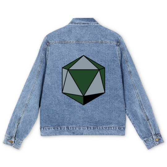 platonic solid Men's Denim Jackets