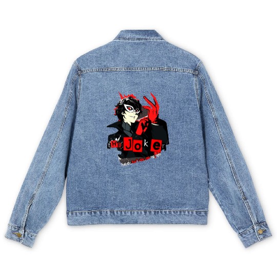 Persona 5 joker Men's Denim Jackets