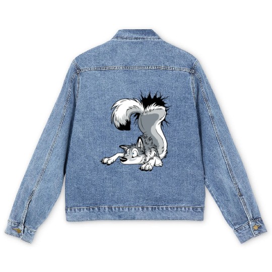 UN-STUCK Grey Husky Men's Denim Jackets