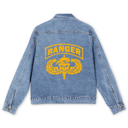 US Army Ranger Skull Men's Denim Jackets