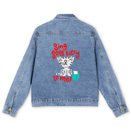 Theory Sing Soft Kitty Song Men's Denim Jackets
