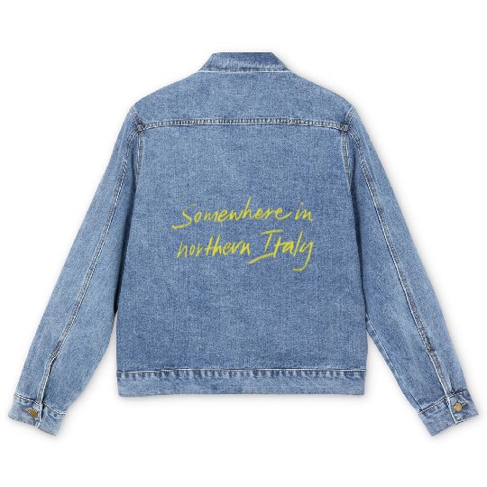 Somewhere In Northern Italy Men's Denim Jackets