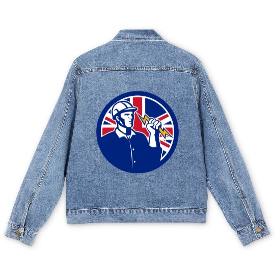 British Power Lineman Men's Denim Jackets