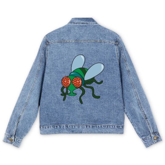 Fly Insect Men's Denim Jackets
