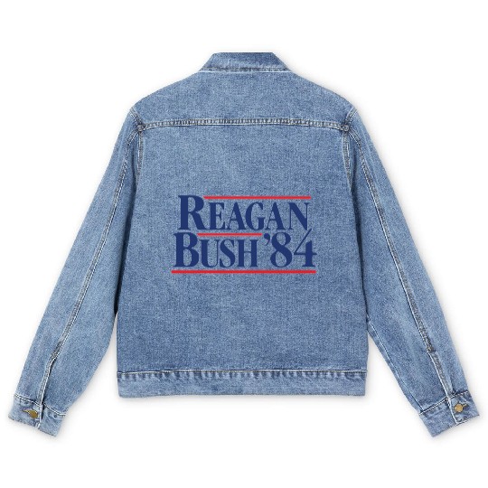 Reagan Bush '84 Men's Denim Jackets