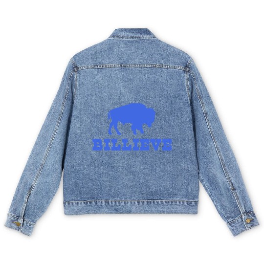 Bills Mafia BillieveShirt - Buffalo Football Men's Denim Jackets