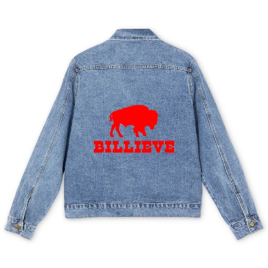 Bills Mafia Billieve - Buffalo Football Men's Denim Jackets