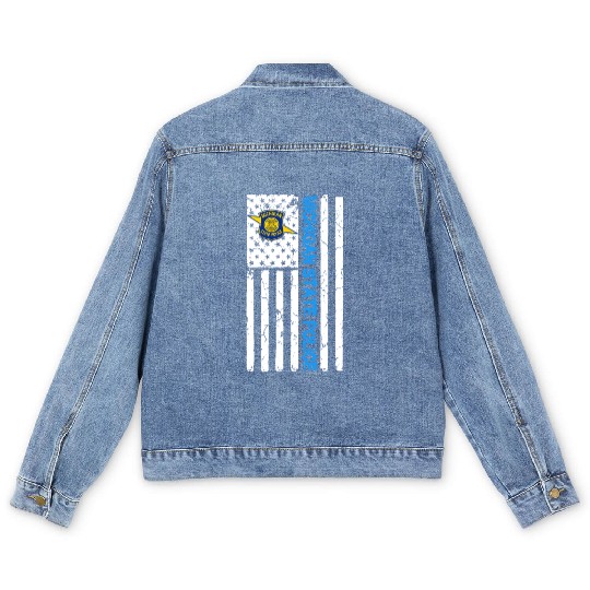 MICHIGAN STATE POLICE Men's Denim Jackets