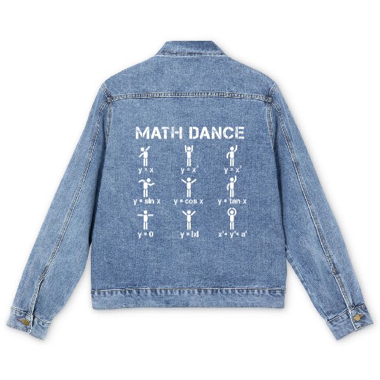 Math dance function Men's Denim Jackets