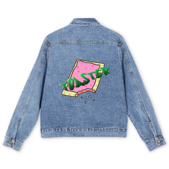 Toaster's Midnight Snack Men's Denim Jackets