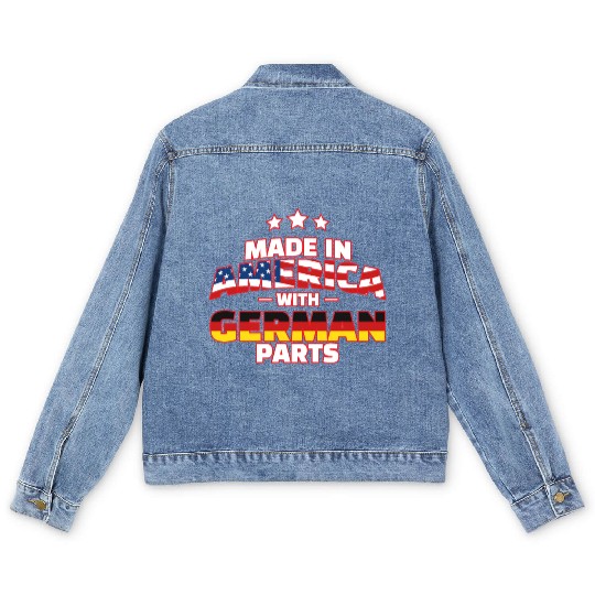 Made in America with German Parts Funny Germerican Men's Denim Jackets