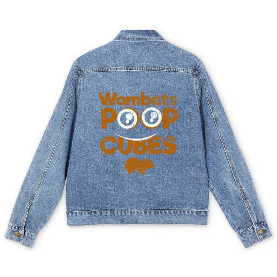 Wombat Feces Men's Denim Jackets