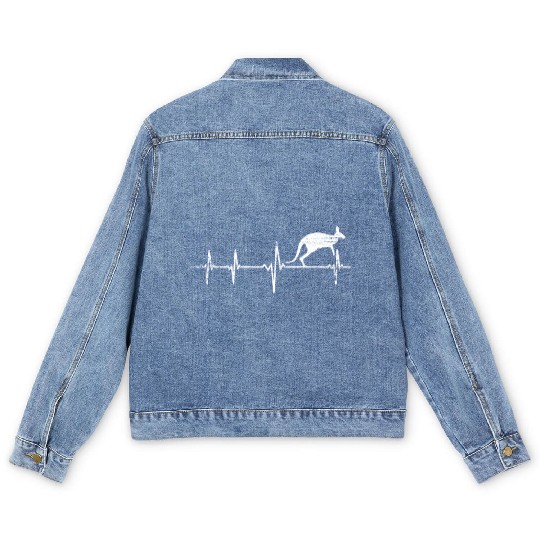 Kangaroo Heartbeat Men's Denim Jackets