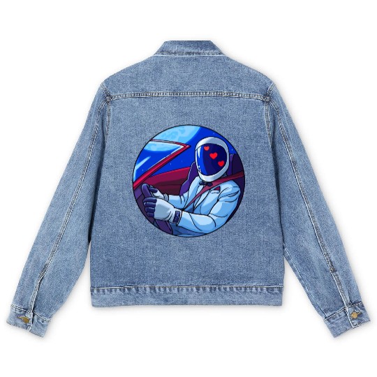 SpaceX Tesla Starman Men's Denim Jackets