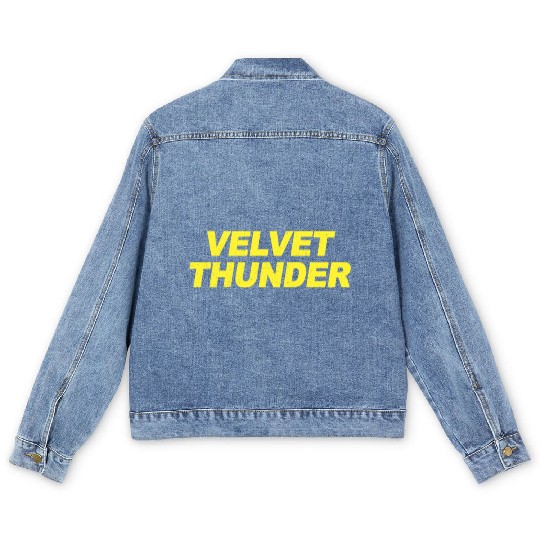 Velvet Thunder Brooklyn Nine Nine B99 Quotes Men's Denim Jackets