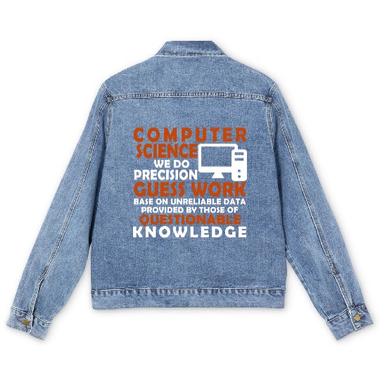 Computer science Men's Denim Jackets