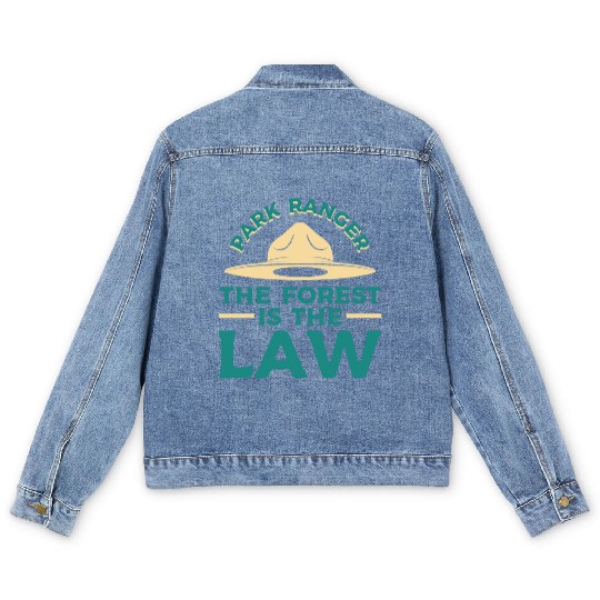 Park Ranger Law Gift Men's Denim Jackets