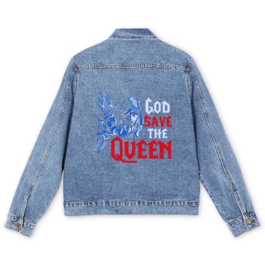 World of Warcraft Sylvanas Windrunner God Save The Men's Denim Jackets