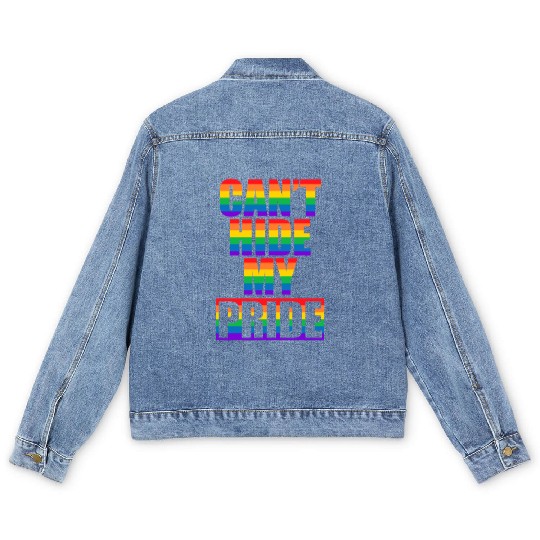 LGBT Pride Month Gift Men's Denim Jackets