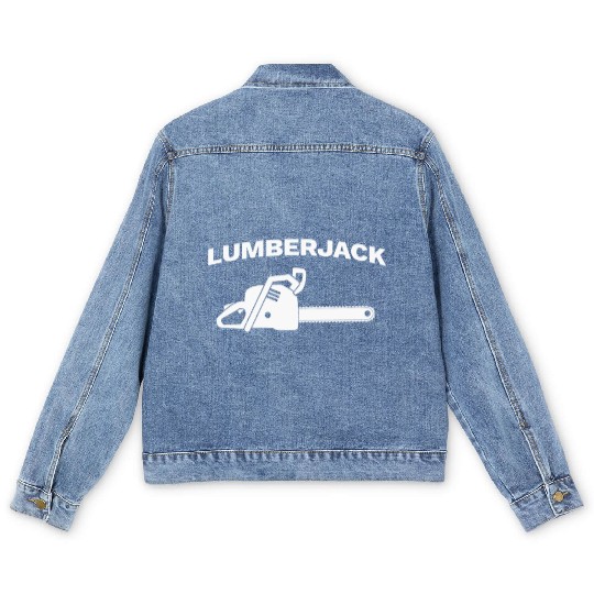 Chainsaw Lumberjack Men's Denim Jackets