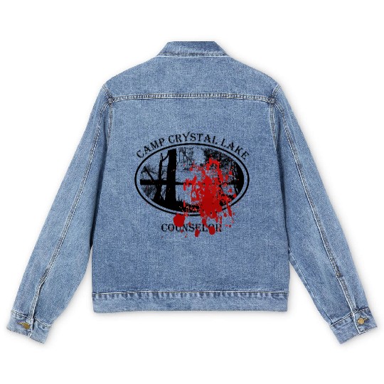 Crystal Lake Counselor Men's Denim Jackets