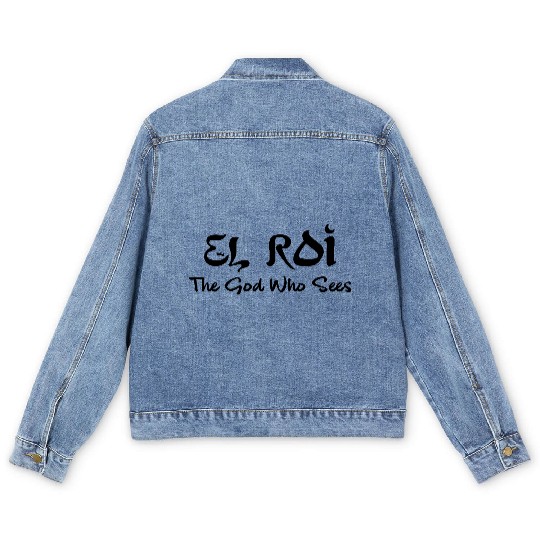 EL ROI Christian Clothing wear Men's Denim Jackets