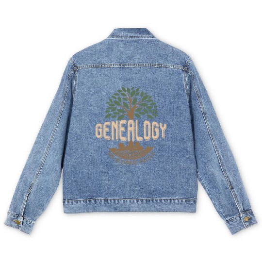 Genealogist Genealogy The Ultimate Puzzle Men's Denim Jackets
