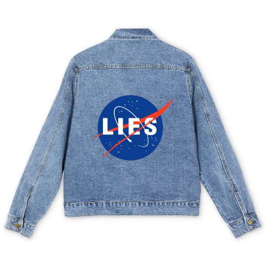 Nasa Lies Gifts Men's Denim Jackets