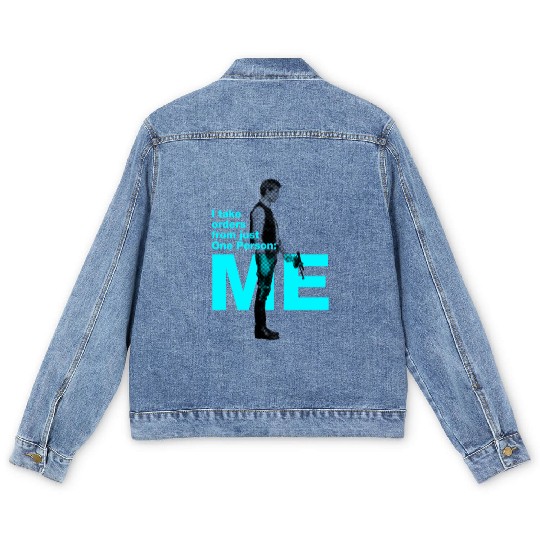 Han Solo: I take orders from just One Person: Me Men's Denim Jackets
