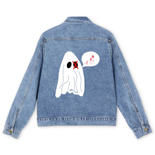 Ghost love Men's Denim Jackets