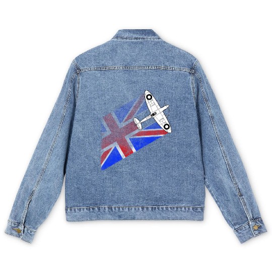 Spitfire UK Flag Mk.1 RAF British WWII Men's Denim Jackets