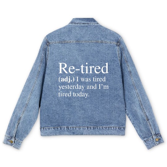 Re-tired Definition Men's Denim Jackets