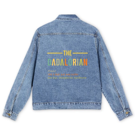 THE DADALORIAN Men's Denim Jackets