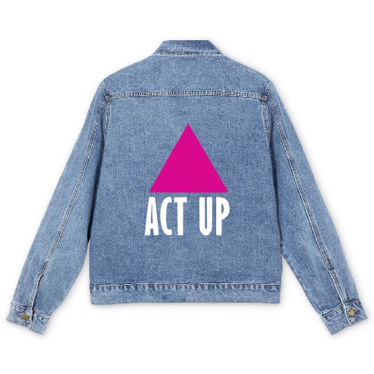Act Up - Silence Death AIDS Men's Denim Jackets