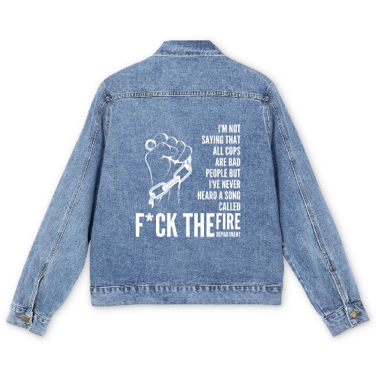 ACAB Black Lives Matter, End Police Brutality Men's Denim Jackets