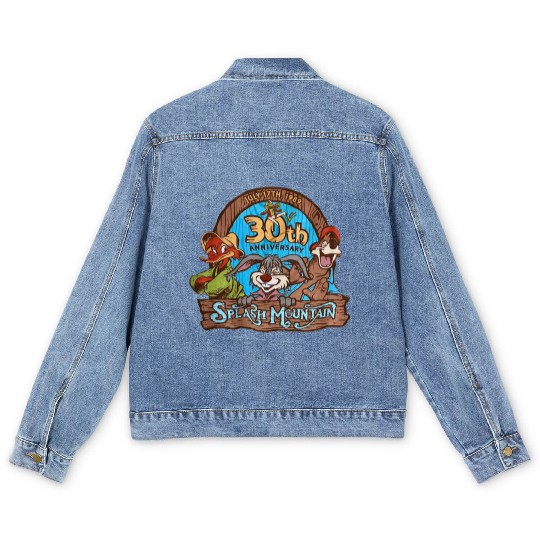 splash mountain Men's Denim Jackets