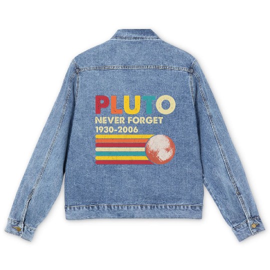 Pluto Never Forget 1930 2006 Men's Denim Jackets
