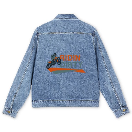 Dirt Bike MX Motocross Supercross Men's Denim Jackets